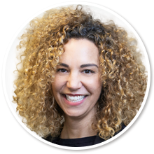 Woman smiling