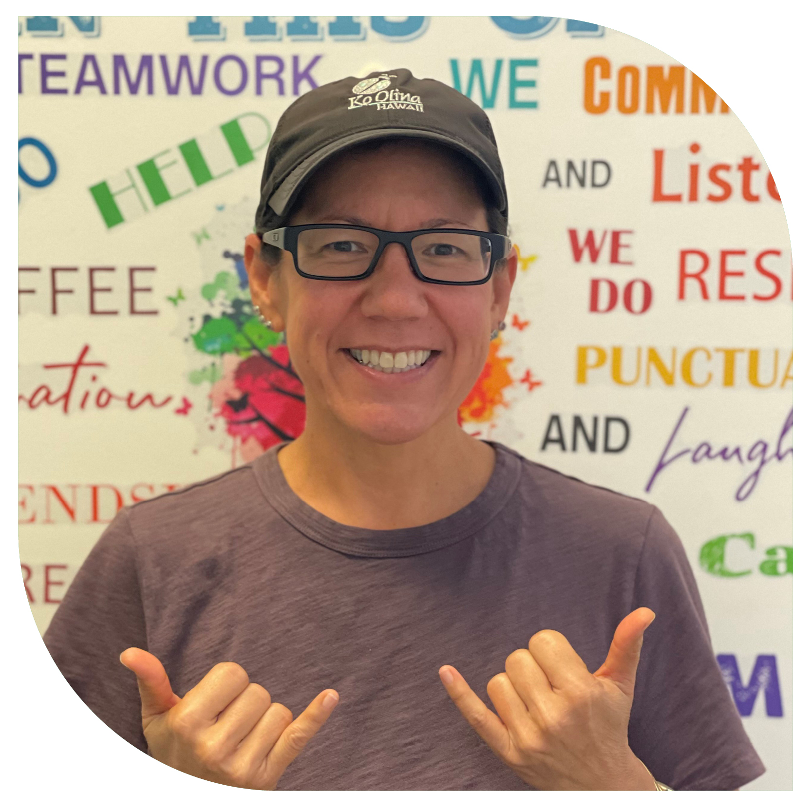 A mother and her toddler son smiling